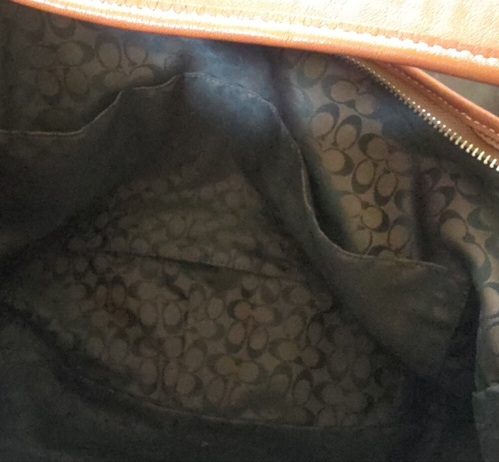 Coach Vintage ERGO Leather Hobo Shoulder Bag in Saddle Brown CIRCA 2000 MEDIUM - Picture 9 of 11